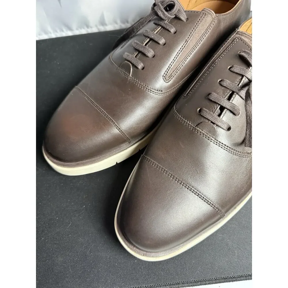 Allen Edmonds Carson Slip-On Hybrid Oxfords Espresso Leather Men’s 9.5D